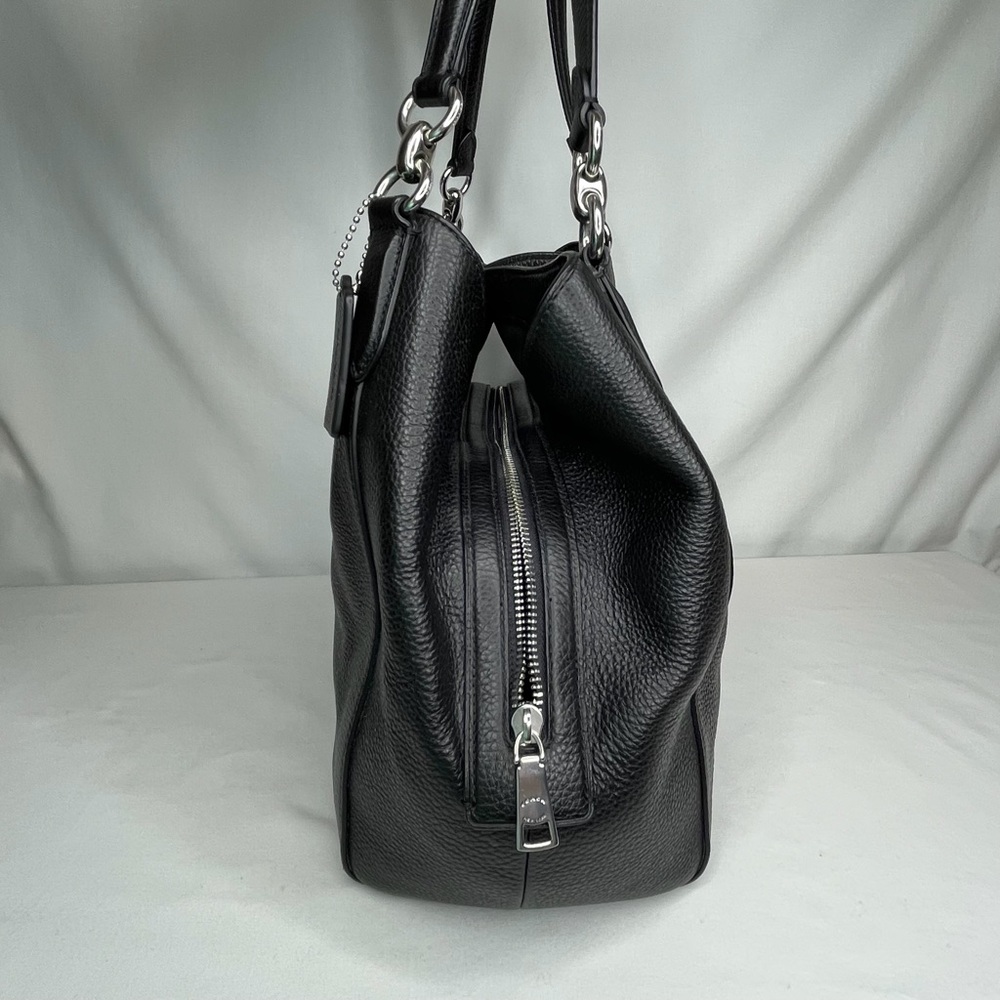 Coach Black Leather Shoulder Bag - Picture 16 of 16